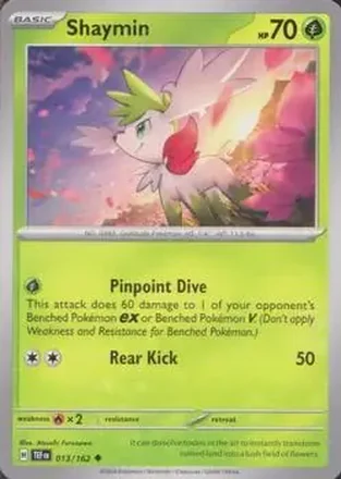 2024 Pokemon Scarlet & Violet Temporal Forces #013/162 Shaymin