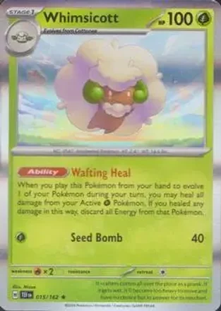 2024 Pokemon Scarlet & Violet Temporal Forces #015/162 エルフーン