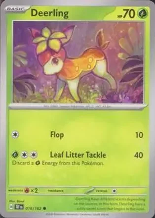 2024 Pokemon Scarlet & Violet Temporal Forces #016/162 Deerling