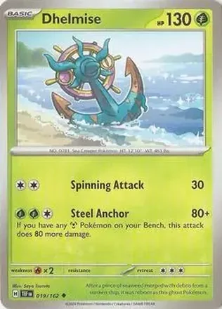 2024 Pokemon Scarlet & Violet Temporal Forces #019/162 Dhelmise