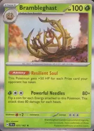 2024 Pokemon Scarlet & Violet Temporal Forces #021/162 アノホラグサ
