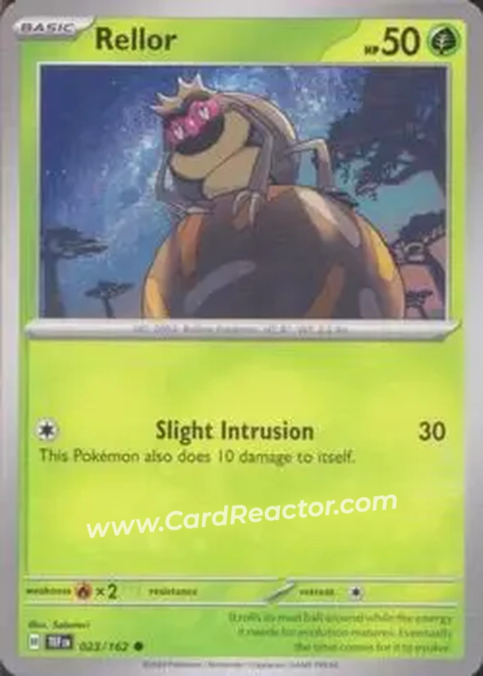 2024 Pokemon Scarlet & Violet Temporal Forces #023/162 - Rellor - Front