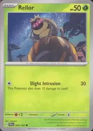 2024 Pokemon Scarlet & Violet Temporal Forces #023/162 Rellor