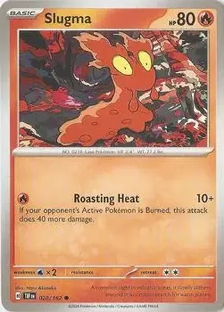2024 Pokemon Scarlet & Violet Temporal Forces #028/162 - Ethan's Slugma