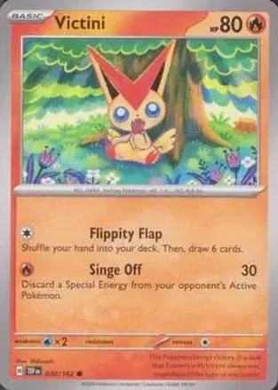 2024 Pokemon Scarlet & Violet Temporal Forces #030/162 - Victini
