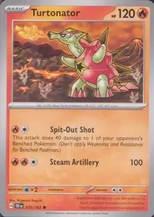 2024 Pokemon Scarlet & Violet Temporal Forces #035/162 - Turtonator