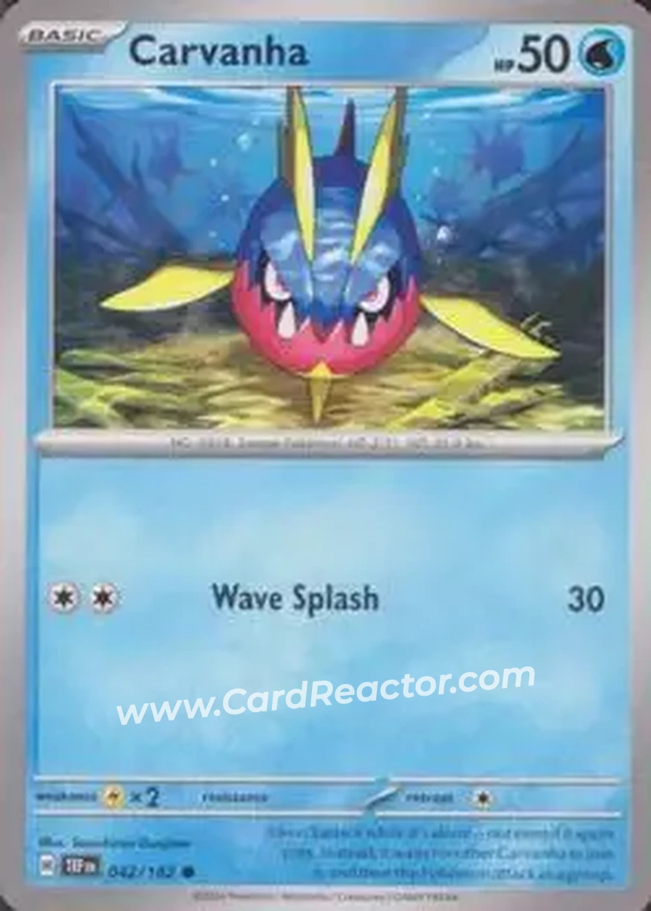2024 Pokemon Scarlet & Violet Temporal Forces #042/162 - キバニア - Front