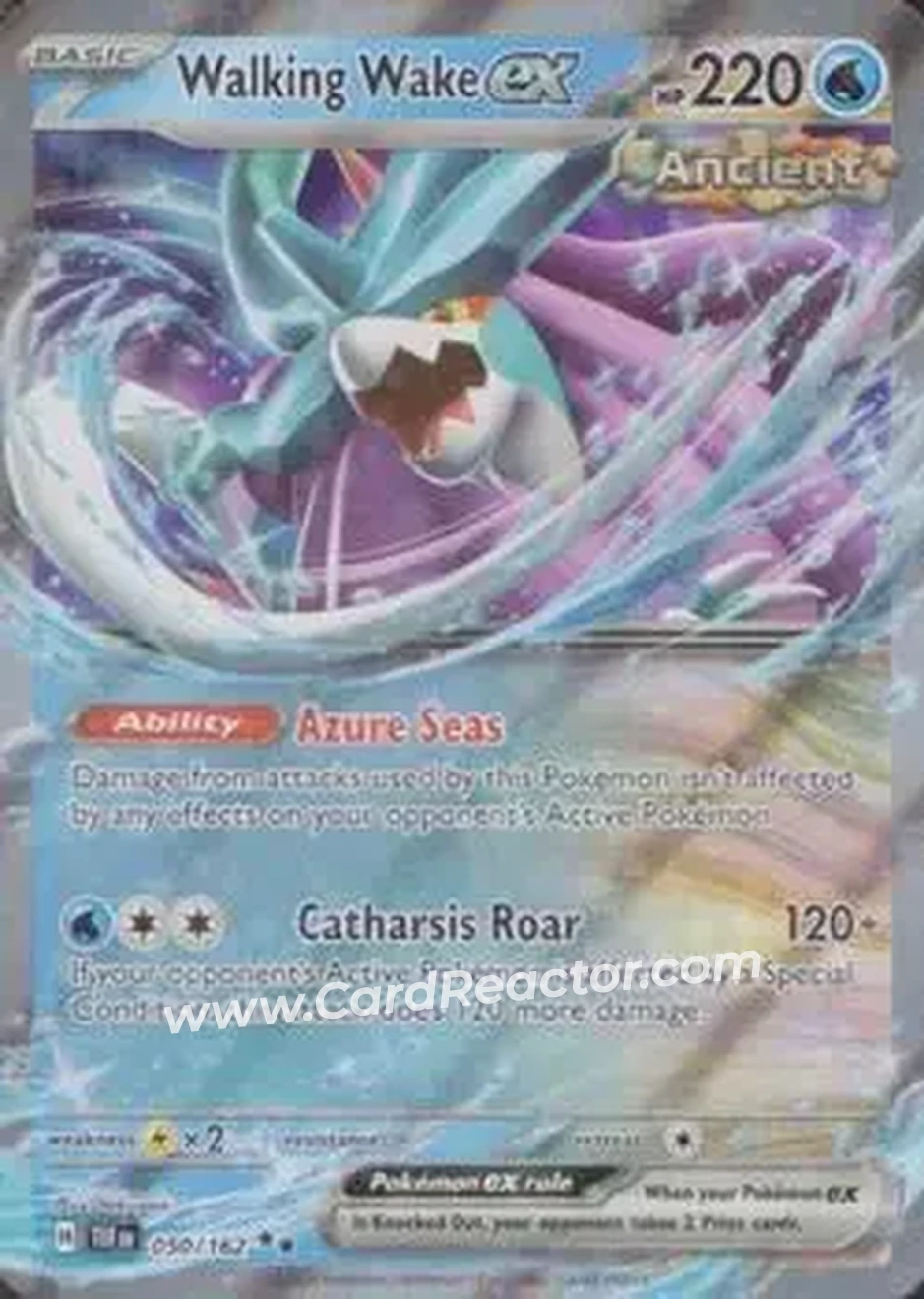 2024 Pokemon Scarlet & Violet Temporal Forces #050/162 - Walking Wake ex