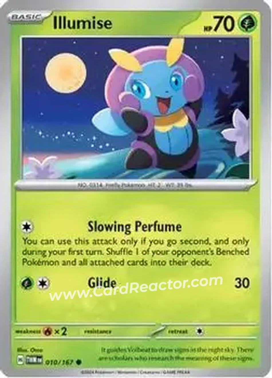 2024 Pokemon Scarlet & Violet Twilight Masquerade #010/167 - Illumise - Front