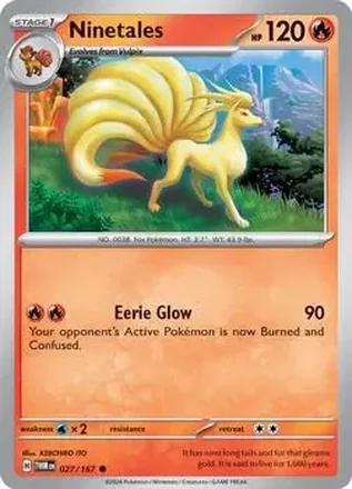 2024 Pokemon Scarlet & Violet Twilight Masquerade #027/167 - Ninetales