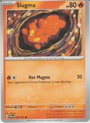 2024 Pokemon Scarlet & Violet Twilight Masquerade #028/167 - Ethan's Slugma