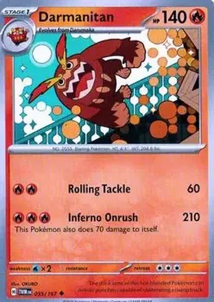 2024 Pokemon Scarlet & Violet Twilight Masquerade #035/167 - Darmanitan