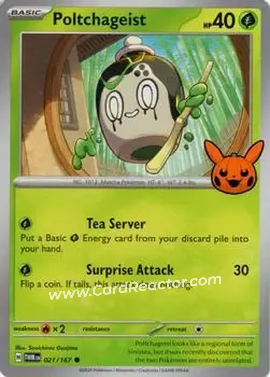 2024 Pokemon Trick or Trade #021/167 - Poltchageist