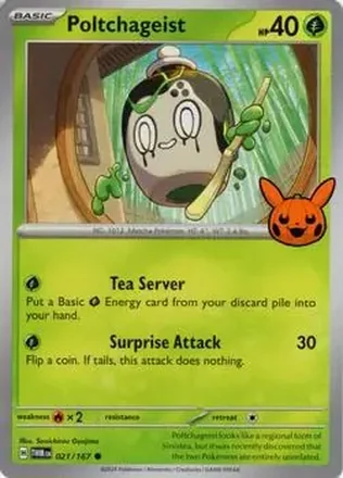 2024 Pokemon Trick or Trade #021/167 Poltchageist