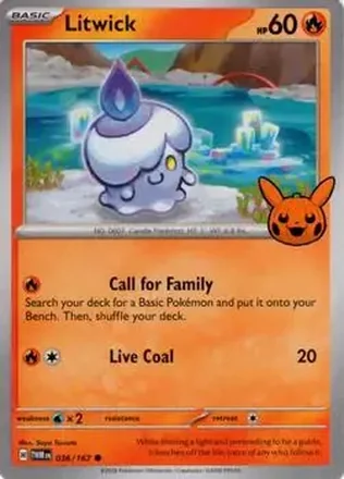 2024 Pokemon Trick or Trade #036/167 Litwick