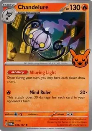 2024 Pokemon Trick or Trade #038/167 Chandelure