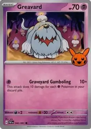 2024 Pokemon Trick or Trade #042/091 Greavard