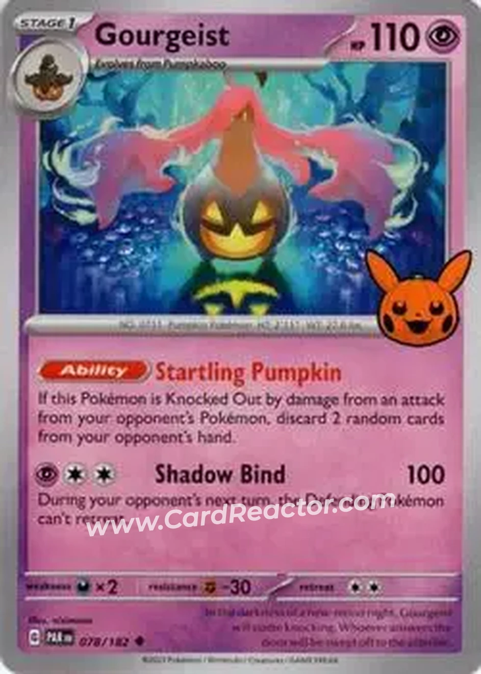 2024 Pokemon Trick or Trade #078/182 - Gourgeist - Front