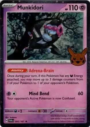 2024 Pokemon Trick or Trade #095/167 Munkidori