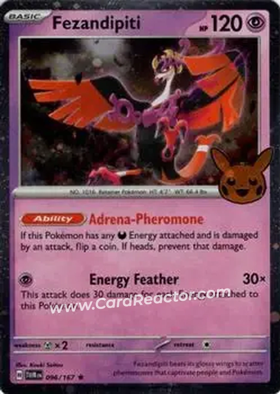 2024 Pokemon Trick or Trade #096/167 - Fezandipiti ex