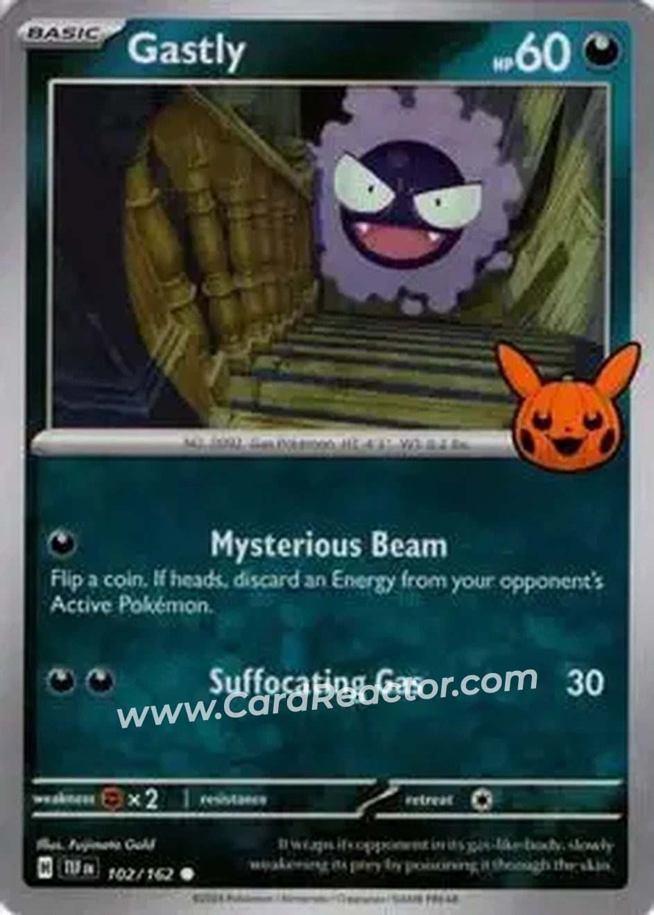 2024 Pokemon Trick or Trade #102/162 - Gastly - Front