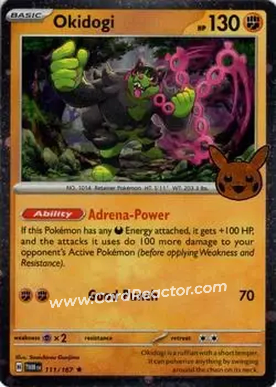 2024 Pokemon Trick or Trade #111/167 - Okidogi - Front