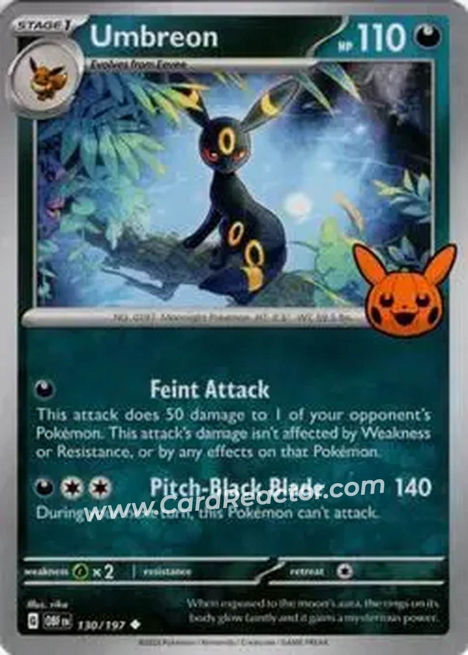 2024 Pokemon Trick or Trade #130/197 - Umbreon - Front
