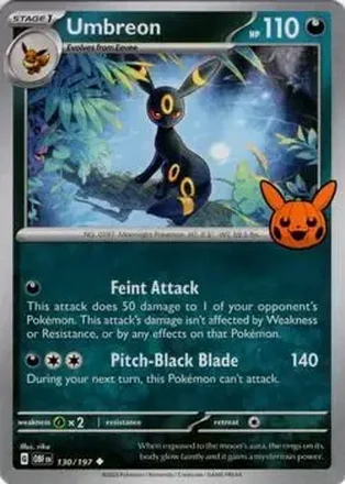 2024 Pokemon Trick or Trade #130/197 - Umbreon