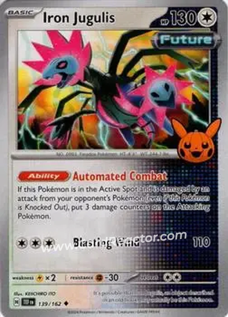 2024 Pokemon Trick or Trade #139/162 - Iron Jugulis - Front