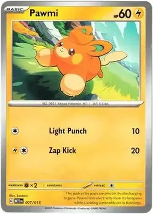2023 Pokemon McDonald's Match Battle #007/015 - パモ
