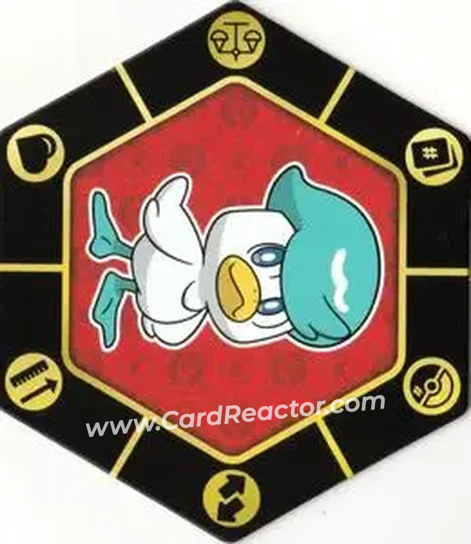 2023 Pokemon McDonald's Match Battle - Match & Battle Flip Coins #NNO - Quaxly - Front