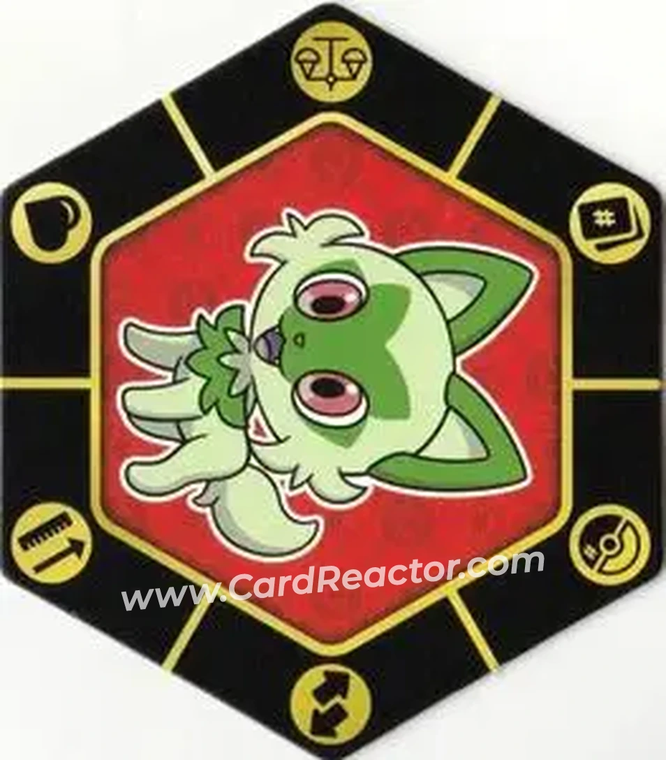 2023 Pokemon McDonald's Match Battle - Match & Battle Flip Coins #NNO - Sprigatito ex - Front