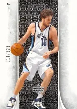 2005-06 Upper Deck Exquisite Collection #18 - Pau Gasol - Memphis Grizzlies