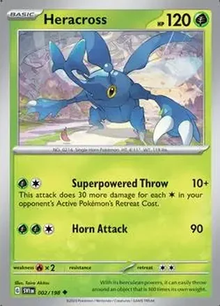 2023 Pokemon Scarlet & Violet #002/198 - ヘラクロス