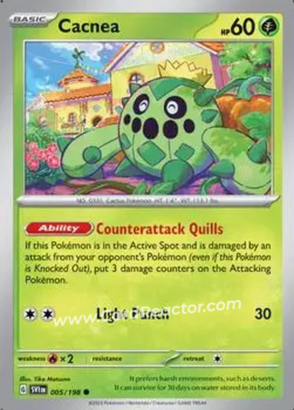 2023 Pokemon Scarlet & Violet #005/198 - サボネア