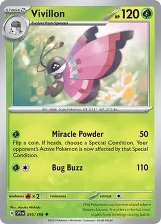 2023 Pokemon Scarlet & Violet #010/198 - Vivillon