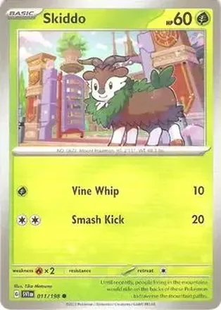 2023 Pokemon Scarlet & Violet #011/198 - Skiddo