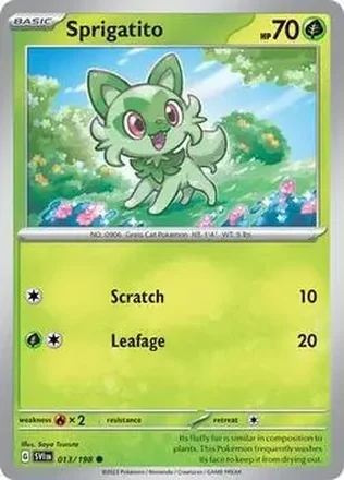 2023 Pokemon Scarlet & Violet #013/198 - Sprigatito ex
