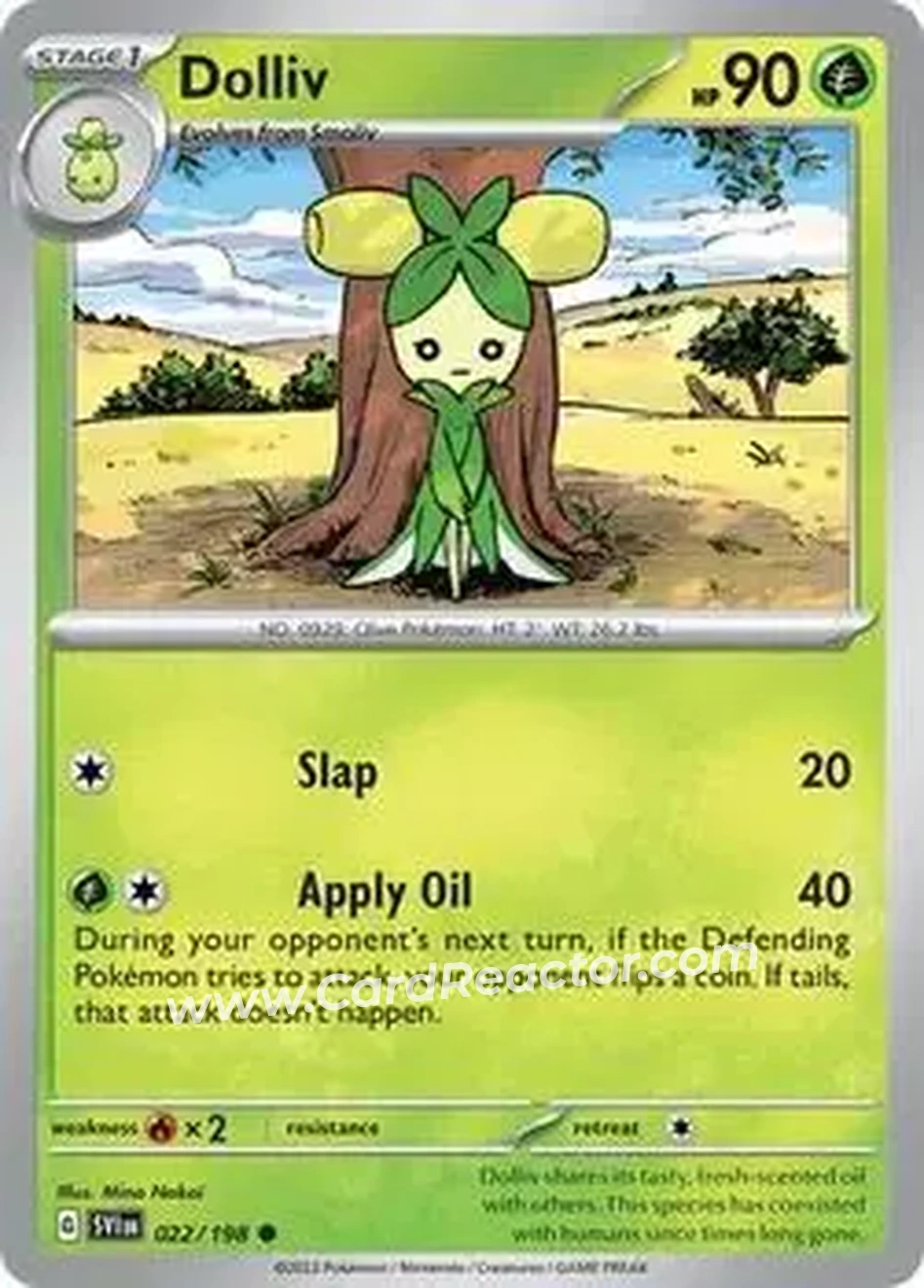 2023 Pokemon Scarlet & Violet #022/198 - オリーニョ