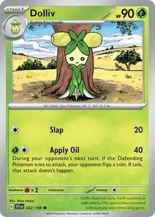 2023 Pokemon Scarlet & Violet #022/198 - オリーニョ