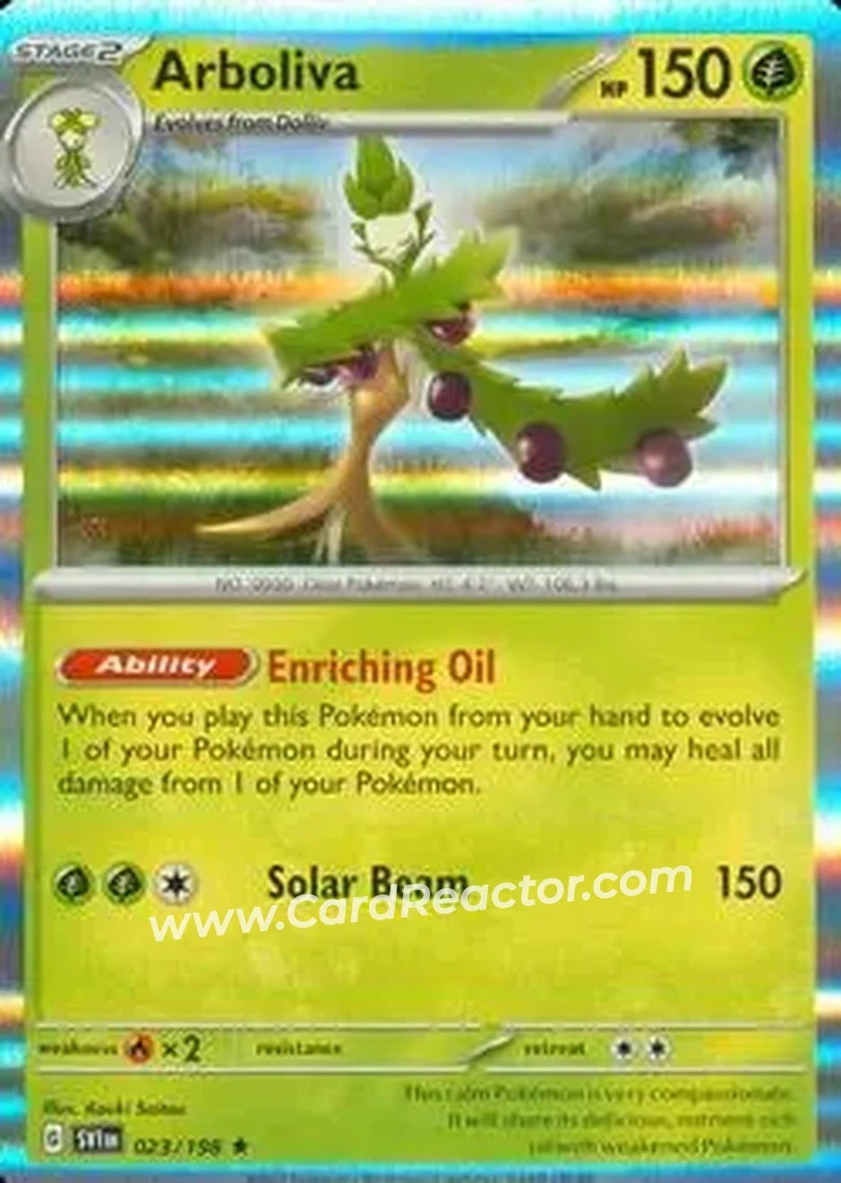 2023 Pokemon Scarlet & Violet #023/198 - オリーヴァex