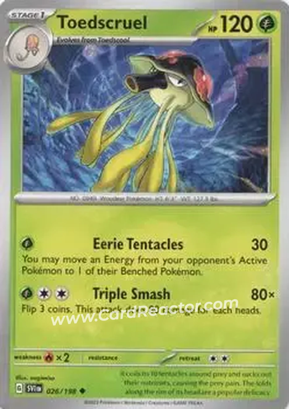2023 Pokemon Scarlet & Violet #026/198 - Toedscruel