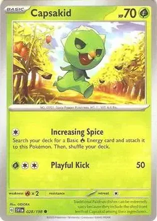 2023 Pokemon Scarlet & Violet #028/198 - Capsakid