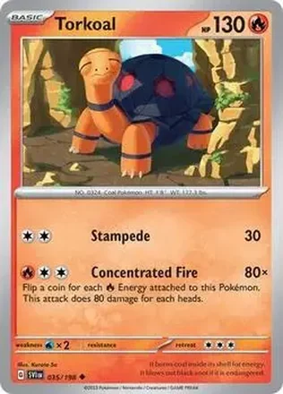 2023 Pokemon Scarlet & Violet #035/198 - コータス