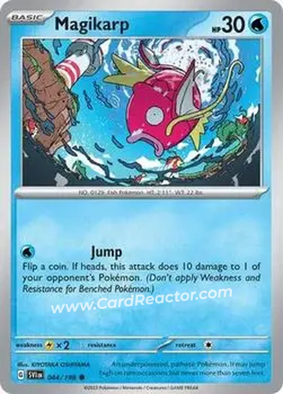 2023 Pokemon Scarlet & Violet #044/198 - Magikarp - Front