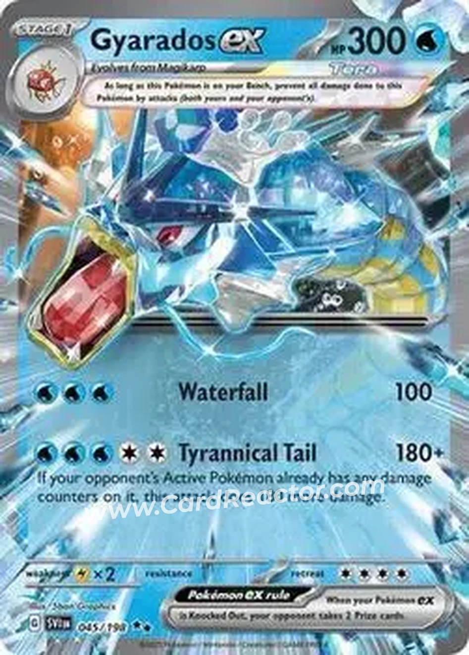 2023 Pokemon Scarlet & Violet #045/198 - Gyarados - Front