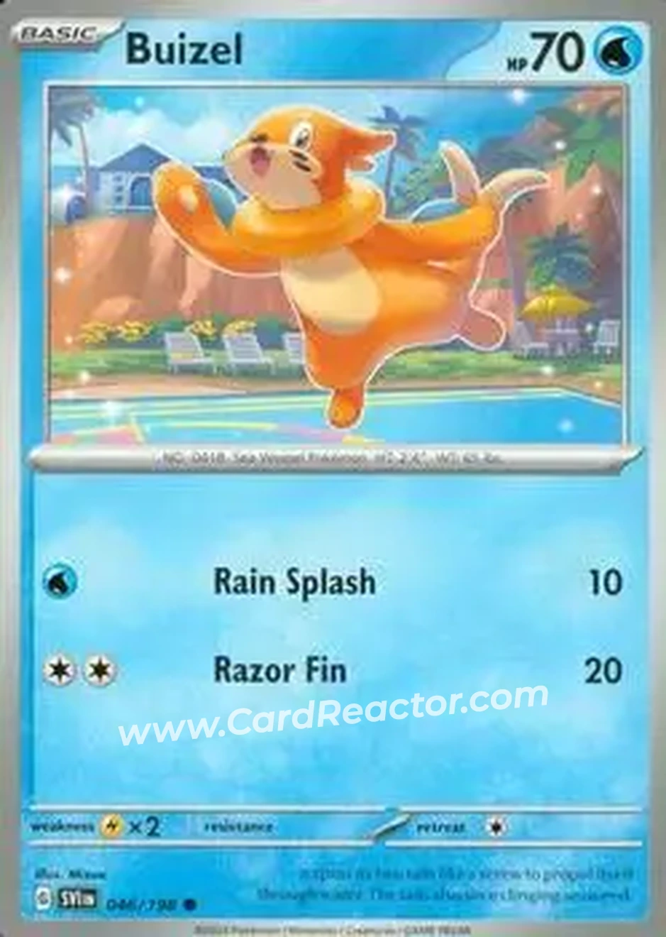 2023 Pokemon Scarlet & Violet #046/198 - Buizel - Front
