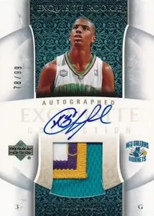 2005-06 Upper Deck Exquisite Collection #46-AP - Chris Paul - New Orleans Hornets