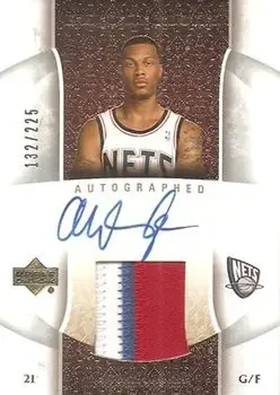 2005-06 Upper Deck Exquisite Collection #55-AP - Antoine Wright - New Jersey Nets
