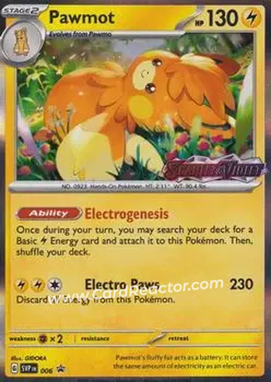 2023-25 Pokémon Scarlet & Violet Black Star Promos #006a - パーモット - Front